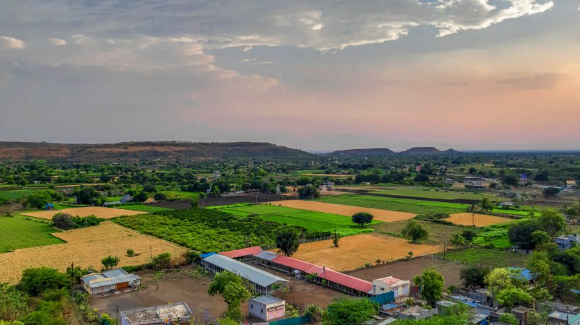 Picture of a landscape in rural India